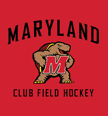 Club Field Hockey logo using the Muscle Testudo. "Maryland" appeears above Tesudo, while the club name appears below it.